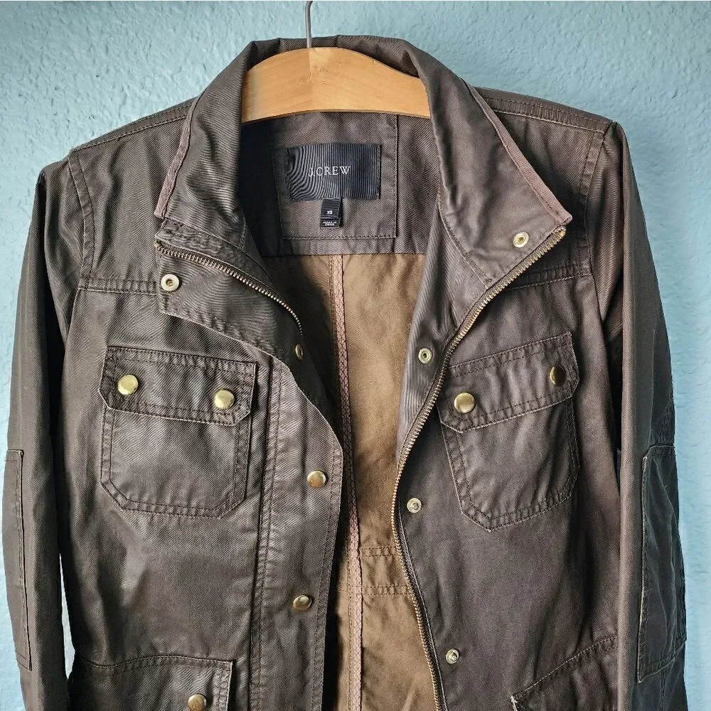 J crew utility cargo style jacket
